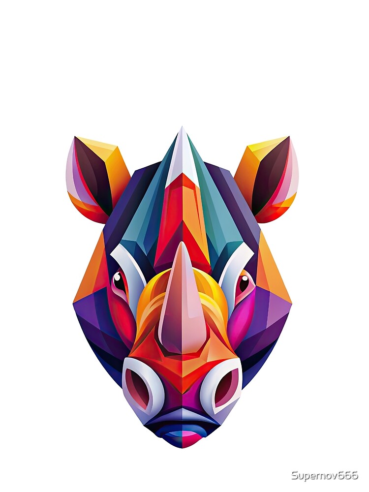 Sticker T-shirt Design: Rhino by ForeverPrintsOK Hoodie, Sweatshirt | BlankRebels.com (Image 2)
