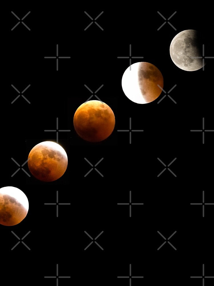 Total lunar eclipse moon phase by Pete Leong T-Shirts, Hoodie, Sweatshirt | BlankRebels.com (Image 2)