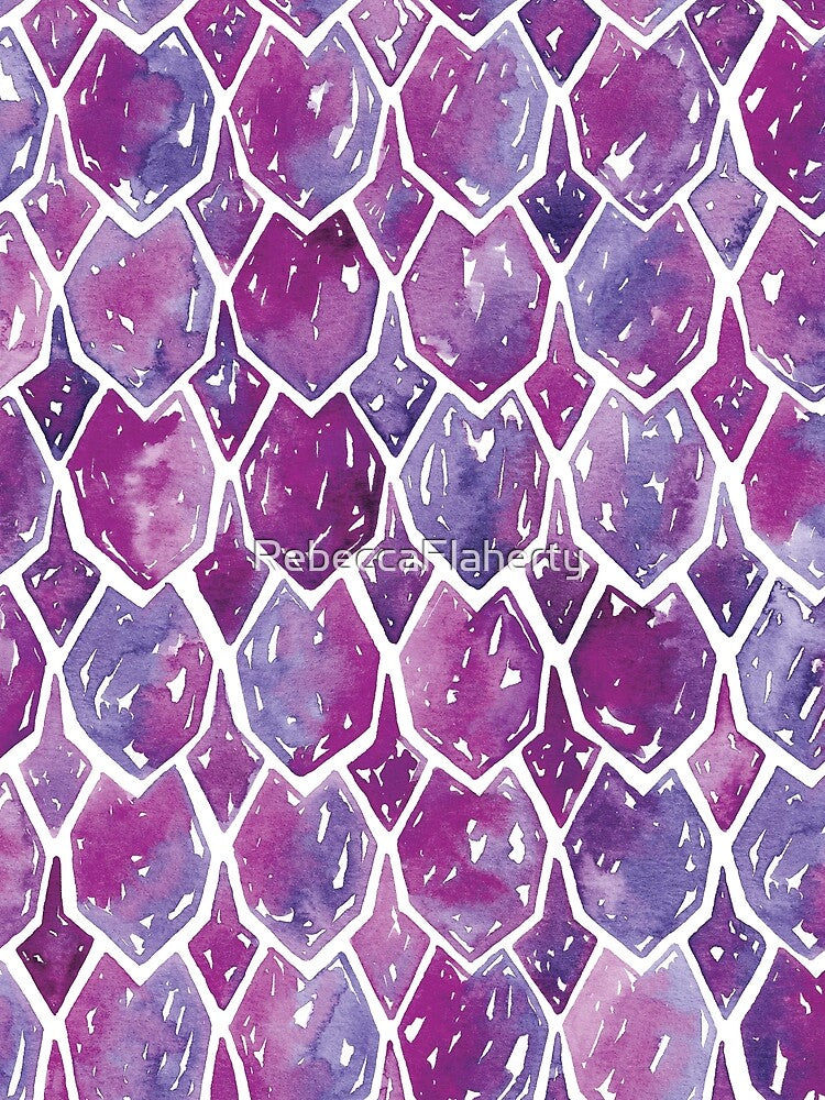 Dragon Scales | Purple by RebeccaFlaherty T-Shirts, Hoodie, Sweatshirt | BlankRebels.com (Image 2)