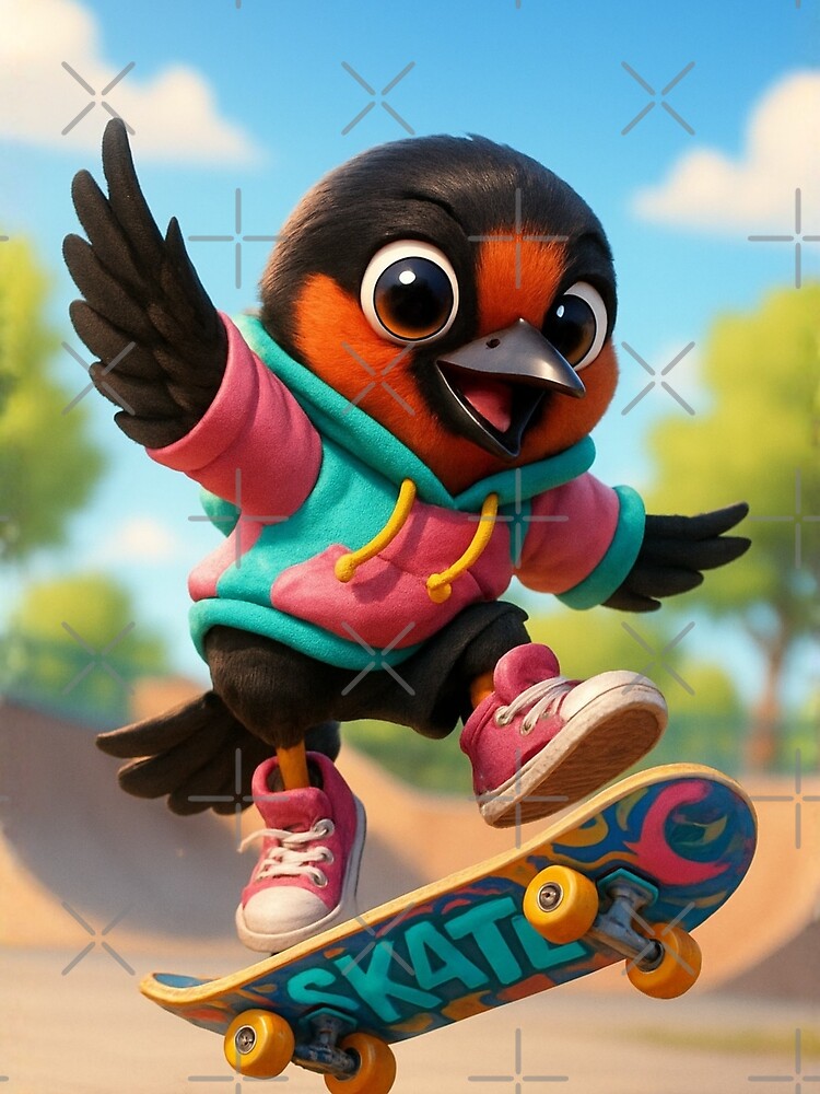 Skater Oriole Orchard by Sillytoe T-Shirts, Hoodie, Sweatshirt | BlankRebels.com (Image 2)