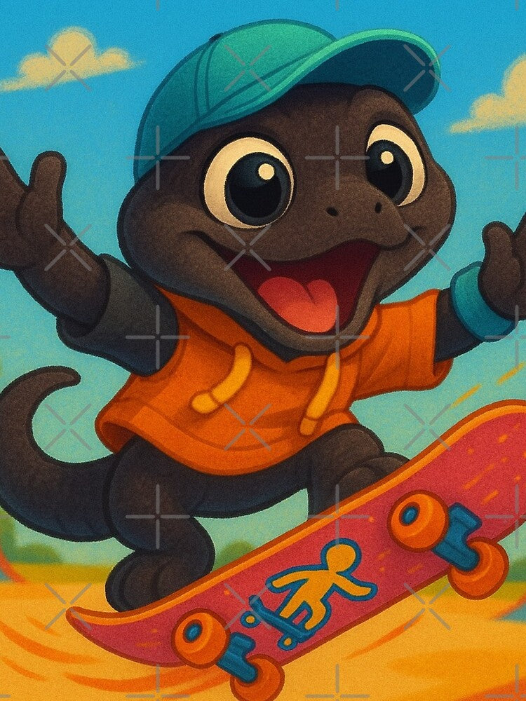 Skater Night Snake by Sillytoe T-Shirts, Hoodie, Sweatshirt | BlankRebels.com (Image 2)