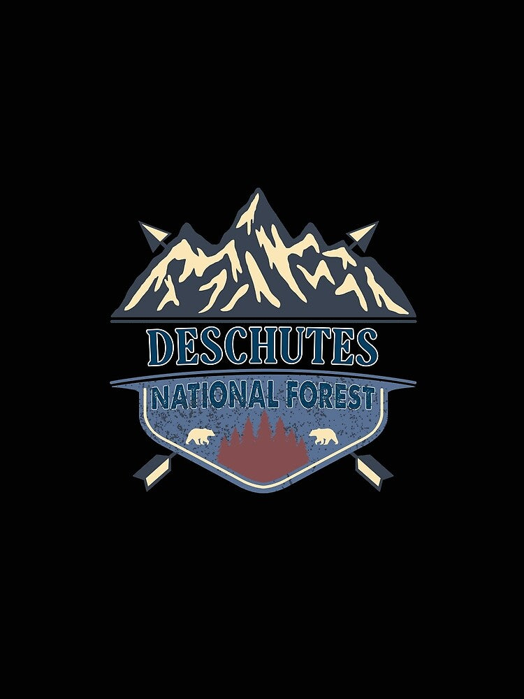 Deschutes National forest by graphic-map T-Shirts, Hoodie, Sweatshirt | BlankRebels.com (Image 2)