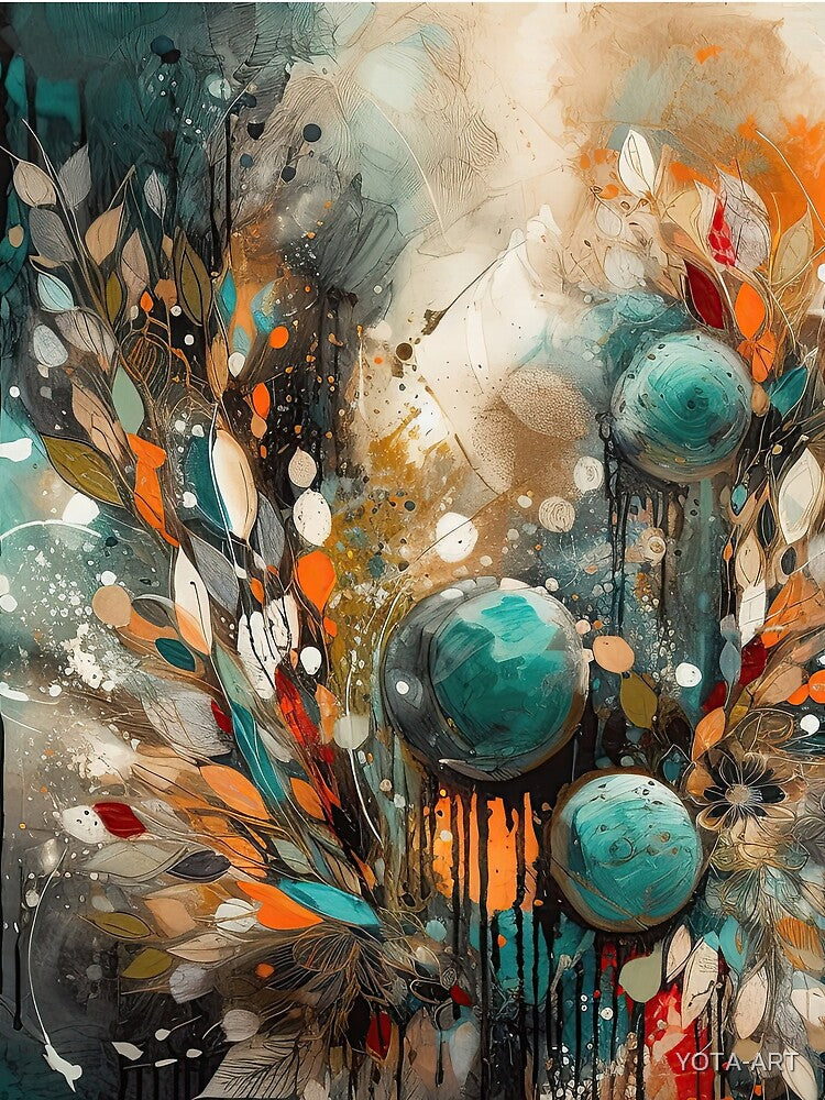 Modern Boho Art. Mesmerising Bohemian Art Painting. 8 by YOTA-ART T-Shirts, Hoodie, Sweatshirt | BlankRebels.com (Image 2)