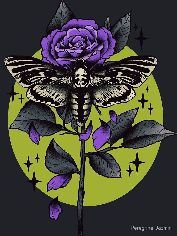 Death Hawk Moth by Peregrine  Jazmin T-Shirts, Hoodie, Sweatshirt | BlankRebels.com (Image 2)