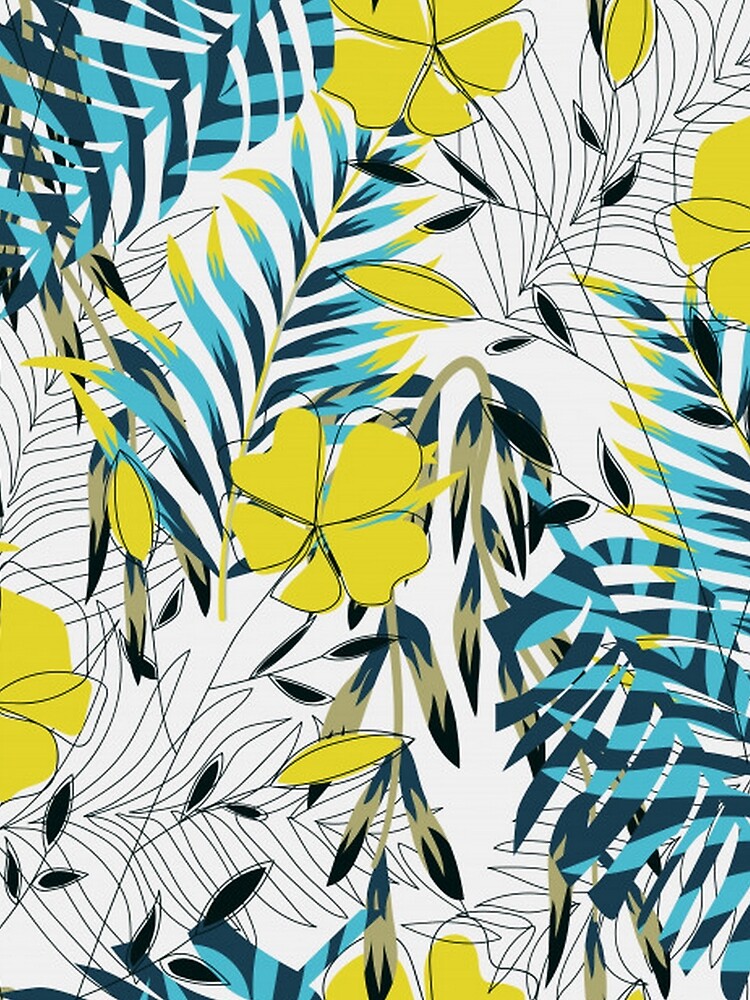 Vintage Tropical Floral by pugmom4 T-Shirts, Hoodie, Sweatshirt | BlankRebels.com (Image 2)