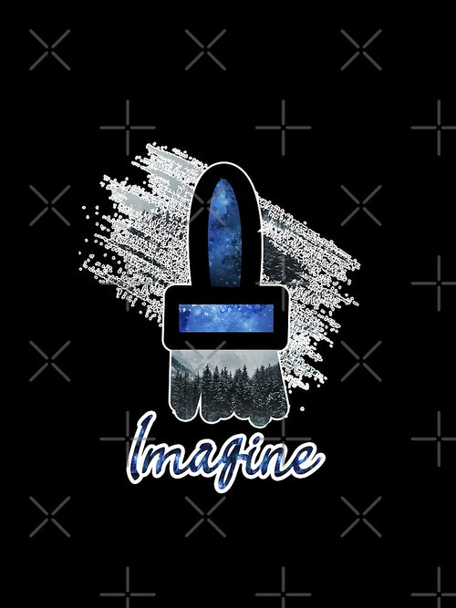 'Let's Paint the Forest' - Composition Designs for T-shirts, stickers and other accessories by Ridiculam Toga... (Image 2)