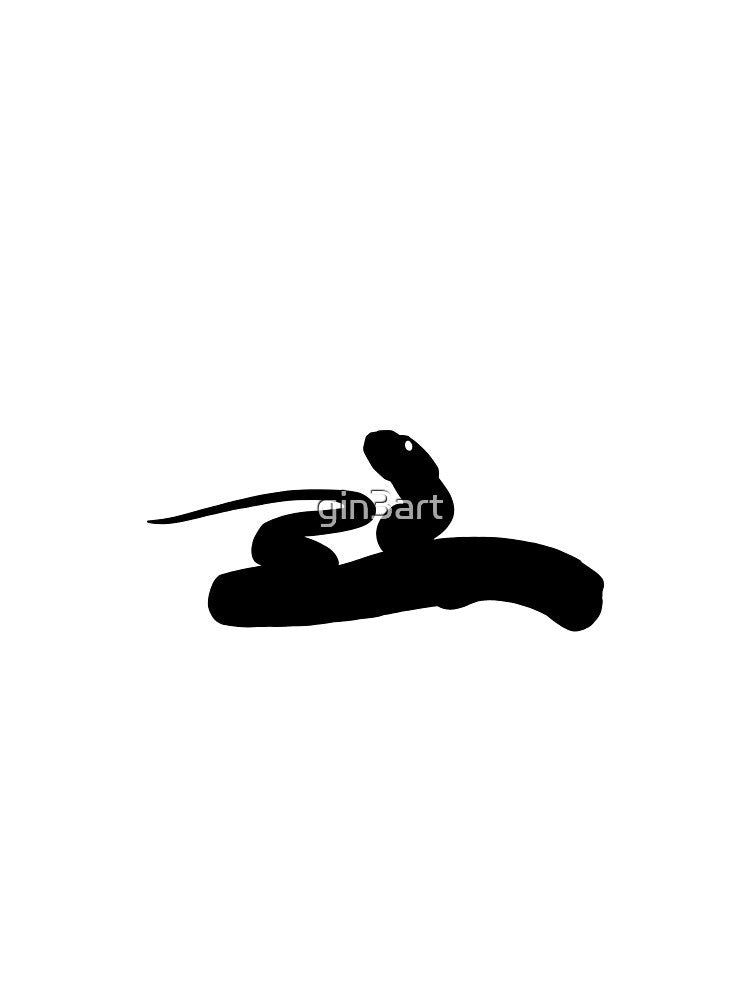 Snake Black Silhouette Pet Animal Cool Style by gin3art T-Shirts, Hoodie, Sweatshirt | BlankRebels.com (Image 2)