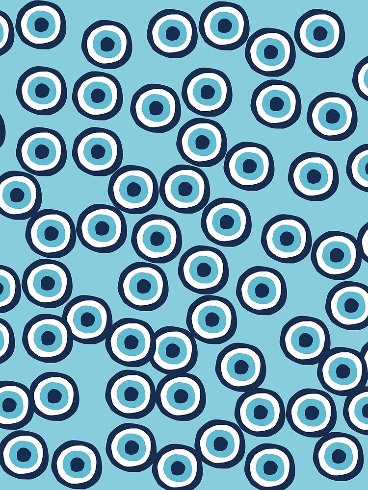 Blue Evil Eye by kapotka T-Shirts, Hoodie, Sweatshirt | BlankRebels.com (Image 2)
