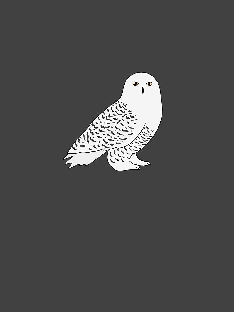 Snowy Owl | Arctic February Prompt List 2021 | QuirkyDolphin by QuirkyDolphin T-Shirts, Hoodie, Sweatshirt (Image 2)