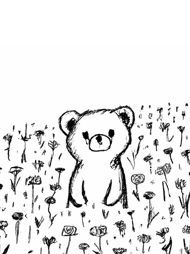 Cute Bear in a Meadow by Tolo-Shop T-Shirts, Hoodie, Sweatshirt | BlankRebels.com (Image 2)