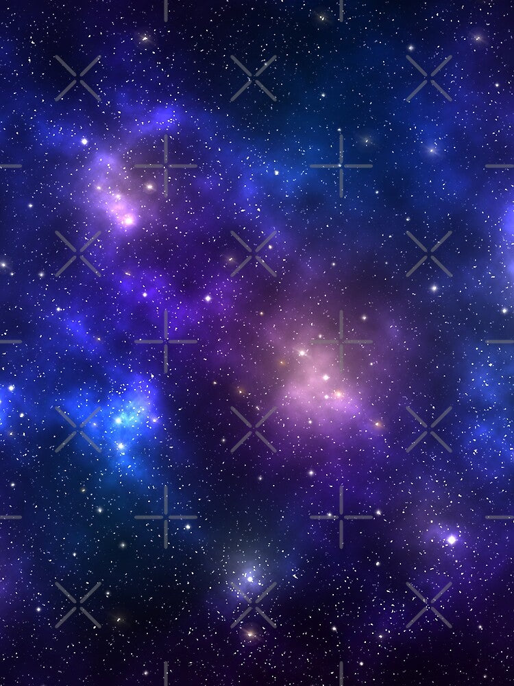 Blue and purple galaxy print by FocusAndFlow T-Shirts, Hoodie, Sweatshirt | BlankRebels.com (Image 2)