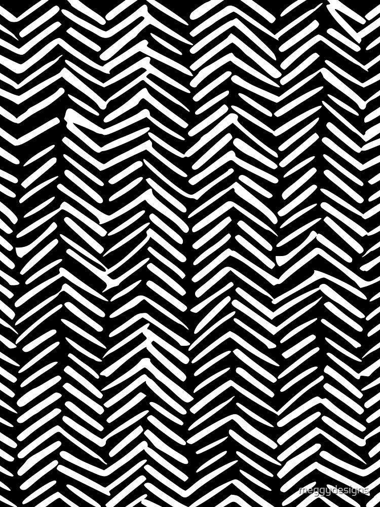 Boho Mudcloth Pattern, Black and White by meggydesigns T-Shirts, Hoodie, Sweatshirt | BlankRebels.com (Image 2)