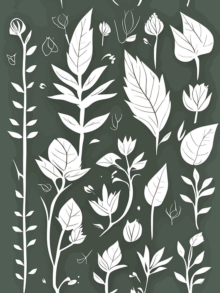 Botanical Doodle Delight by printyai T-Shirts, Hoodie, Sweatshirt | BlankRebels.com (Image 2)