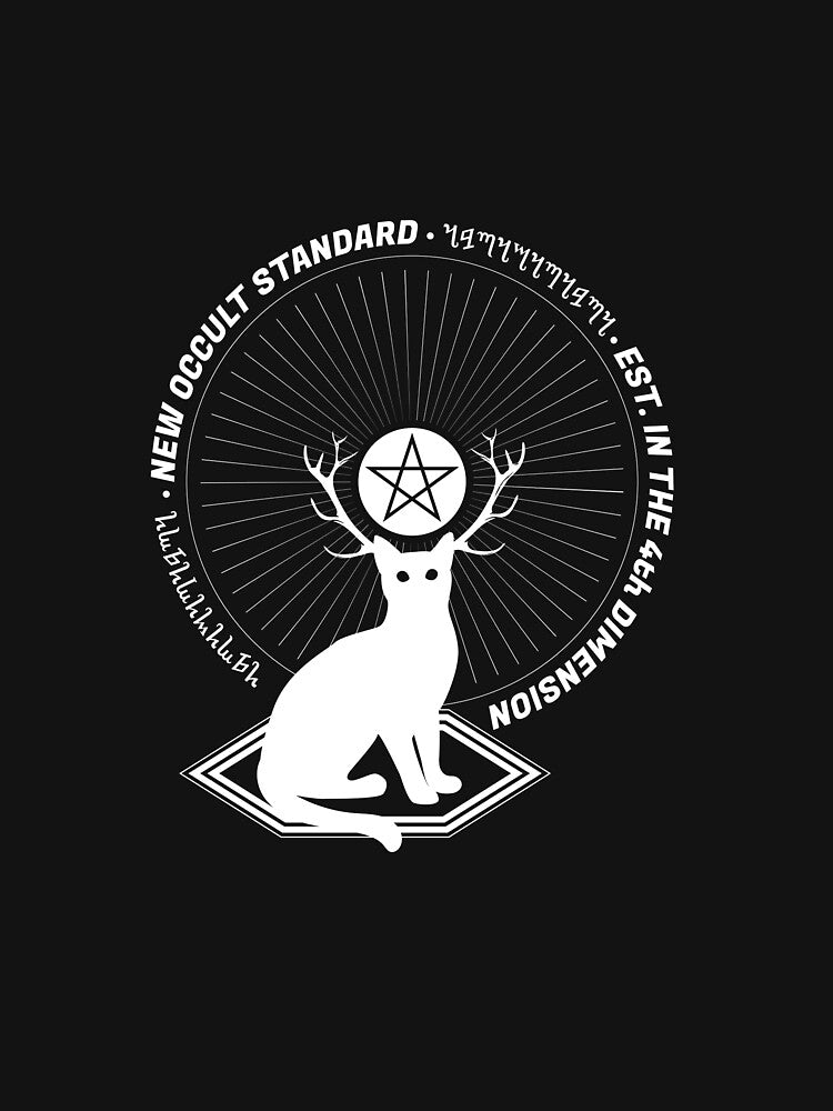 Familiar Cat _ Antlers _ Abracadabra _ New Occult Standard by XoDiZ T-Shirts, Hoodie, Sweatshirt | BlankRebels.com (Image 2)