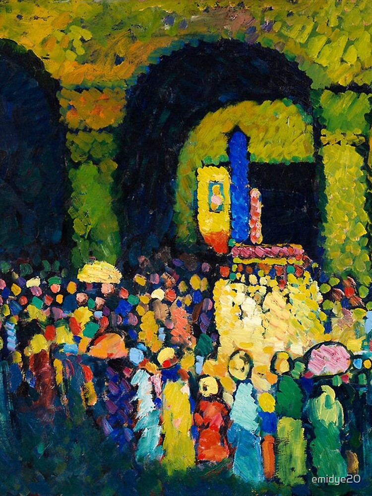 Wassily Kandinsky, The Ludwigskirche in Munich by emidye20 T-Shirts, Hoodie, Sweatshirt | BlankRebels.com (Image 2)