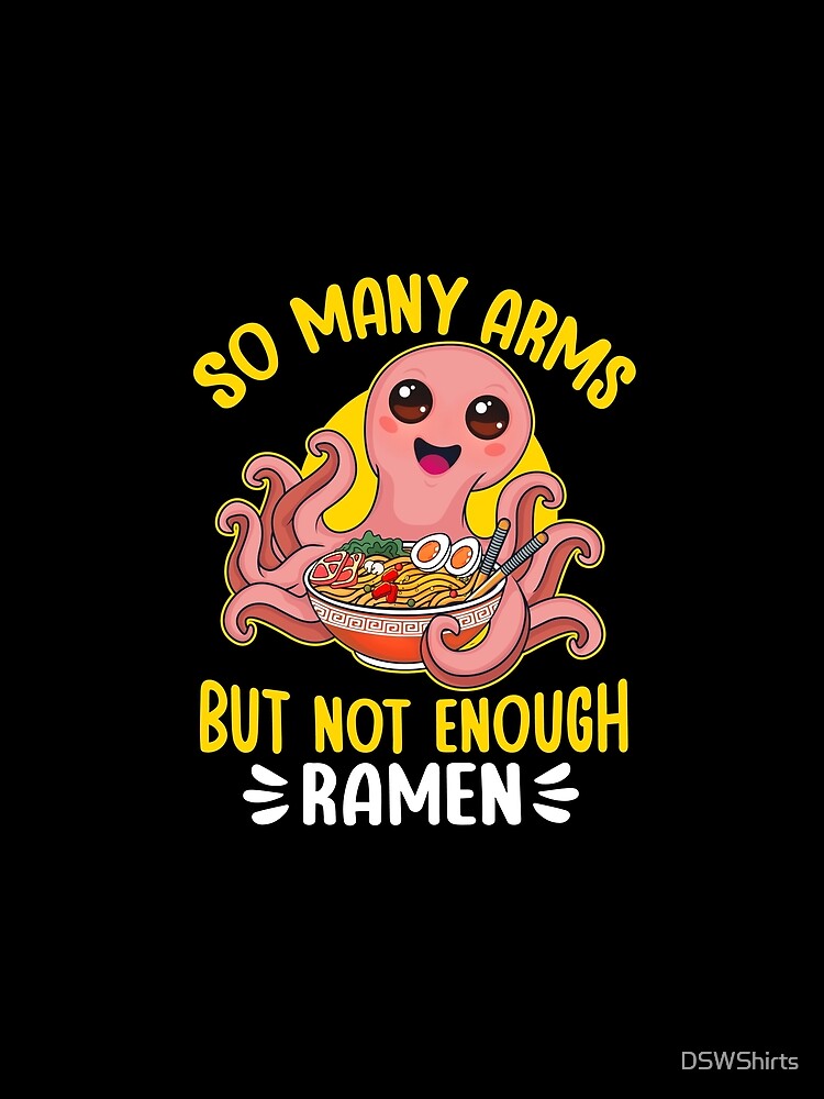 Kawaii Ramen Noodles Cute Octopus Ramen Bowl by DSWShirts T-Shirts, Hoodie, Sweatshirt | BlankRebels.com (Image 2)