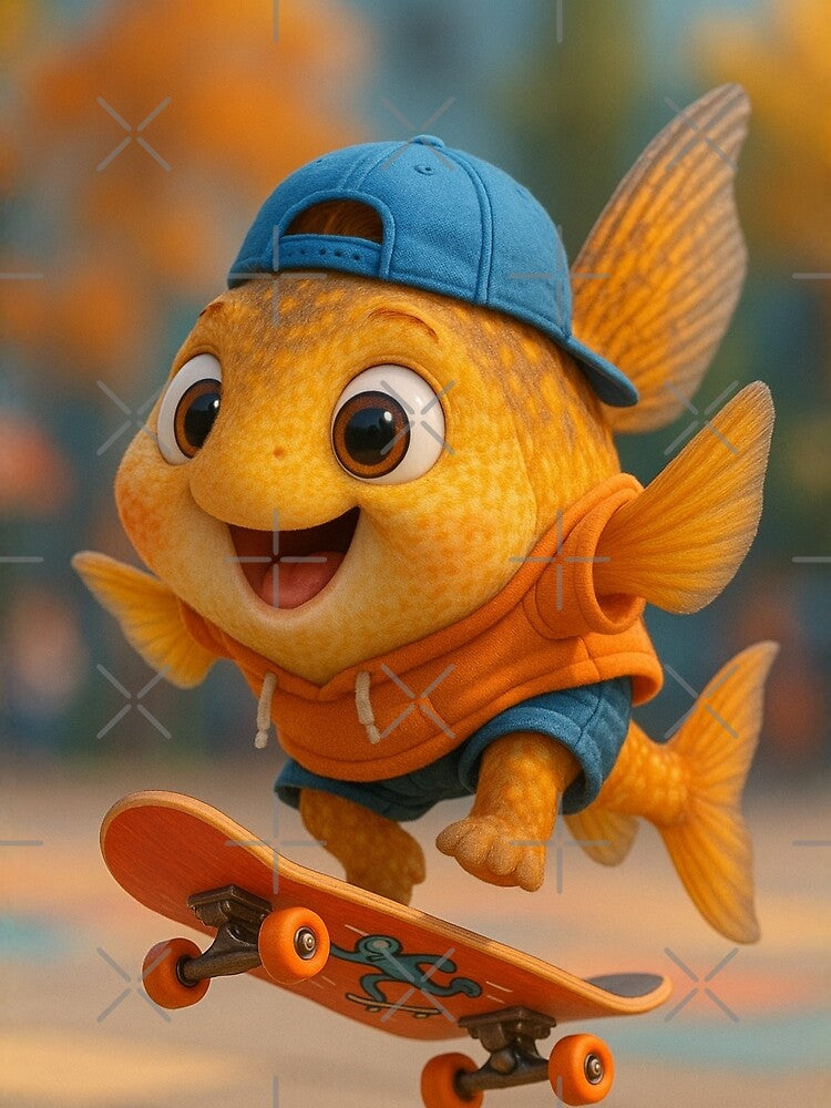 Skater Molly Fish by Sillytoe T-Shirts, Hoodie, Sweatshirt | BlankRebels.com (Image 2)
