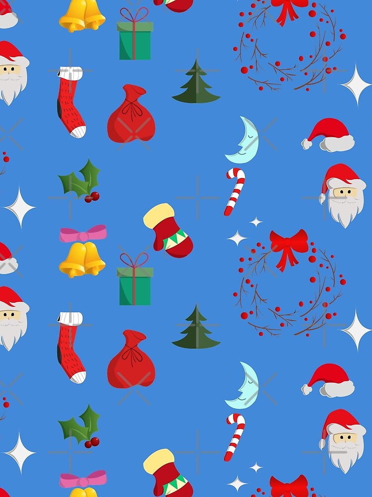 Christmas Doodle Pattern by Chaotic Neutral T-Shirts, Hoodie, Sweatshirt | BlankRebels.com (Image 2)