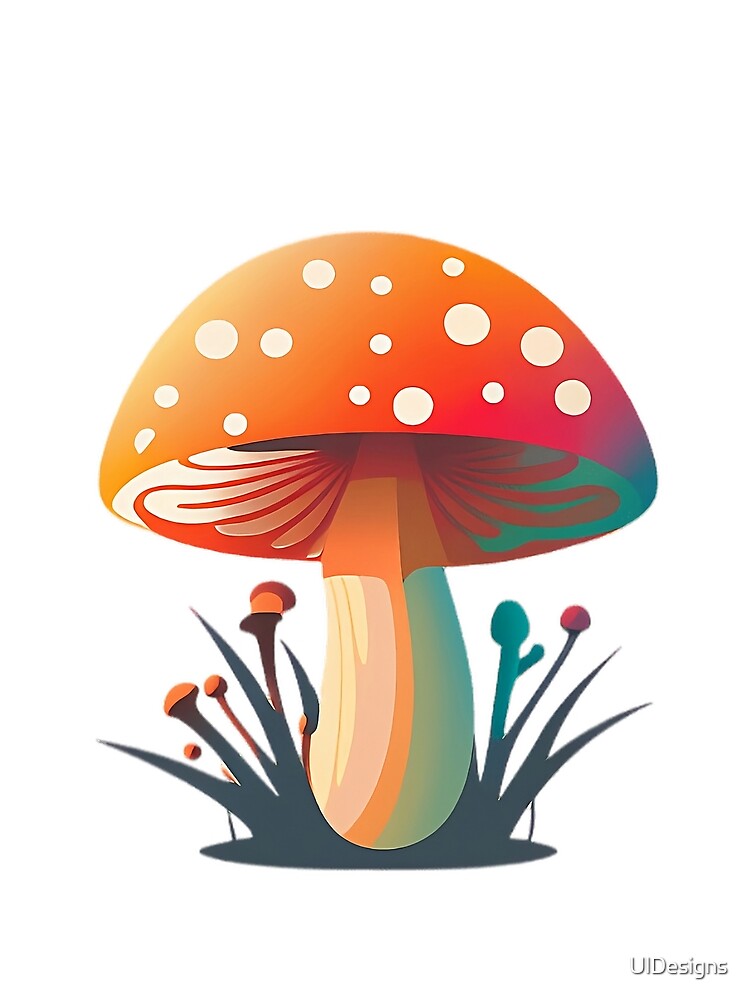 Retro Orange Mushroom Design by UlDesigns T-Shirts, Hoodie, Sweatshirt | BlankRebels.com (Image 2)