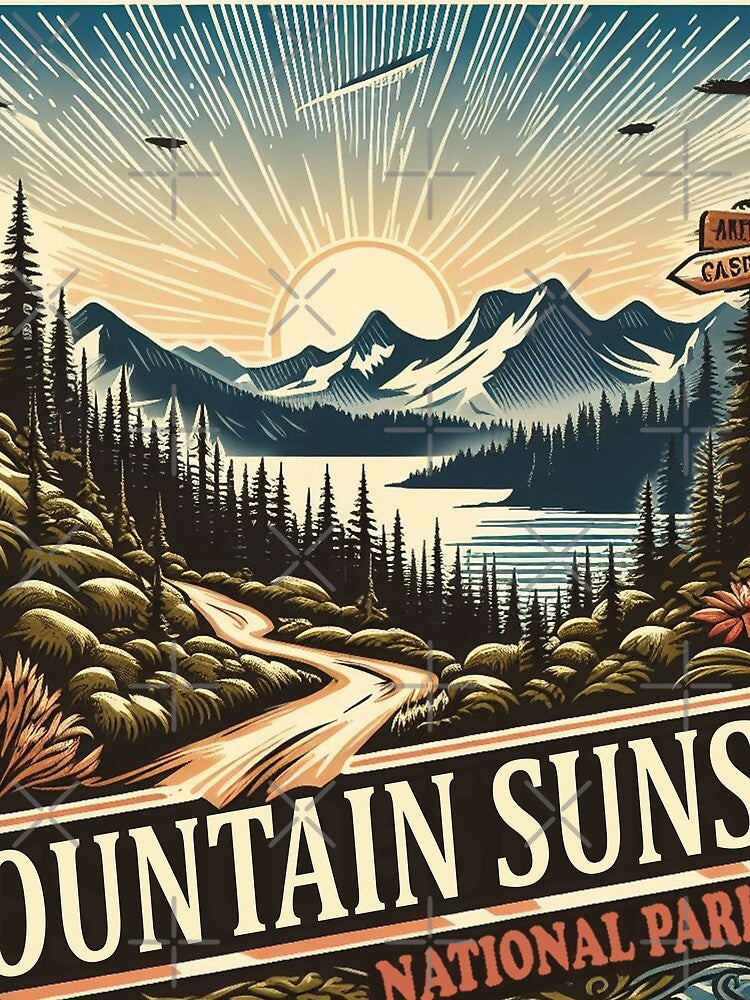 US Mountain Sunset by erkinmaddison T-Shirts, Hoodie, Sweatshirt | BlankRebels.com (Image 2)