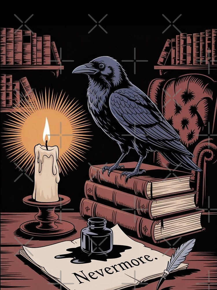 Edgar Allan Poe Quote Dark Academia Aesthetic by TheVelvetArchive T-Shirts, Hoodie, Sweatshirt | BlankRebels.com (Image 2)