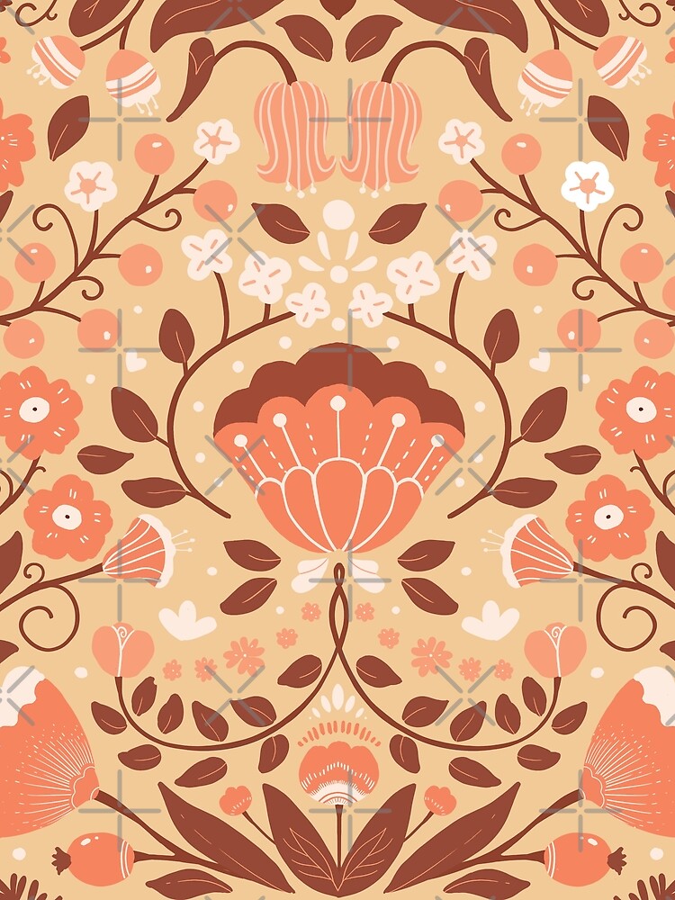 Floral illustration by Floral patterns and cute characters T-Shirts, Hoodie, Sweatshirt | BlankRebels.com (Image 2)