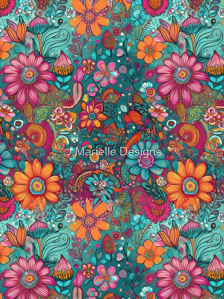 Retro Hippie: Flower Child by J Marielle Designs T-Shirts, Hoodie, Sweatshirt | BlankRebels.com (Image 2)