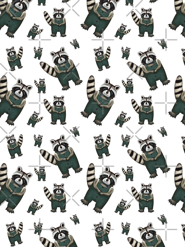 Raccoon Rick Pattern by KateVanFloofno1 T-Shirts, Hoodie, Sweatshirt | BlankRebels.com (Image 2)
