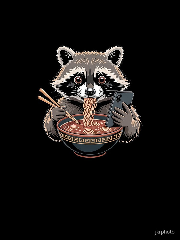 Raccoon Eating Ramen Noodles by jkrphoto T-Shirts, Hoodie, Sweatshirt | BlankRebels.com (Image 2)
