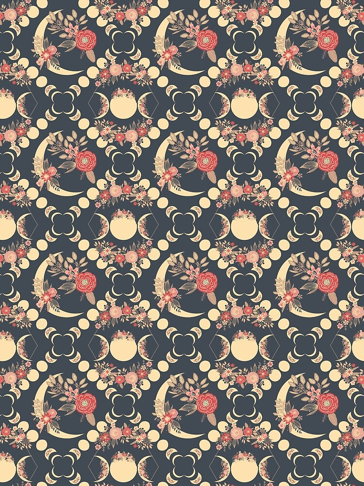 Moon Phase Florals by ezleeamuzed T-Shirts, Hoodie, Sweatshirt | BlankRebels.com (Image 2)