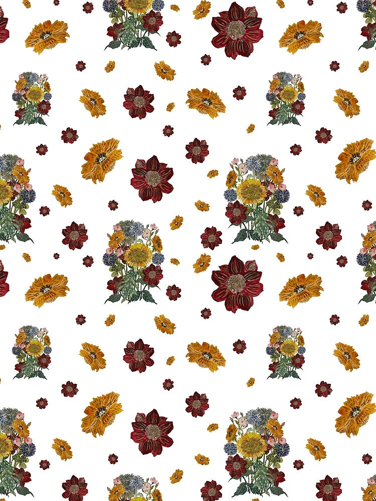 Copy of Bouquet flower seamless pattern by Yana Mustafina | Boho Soulful Designs T-Shirts, Hoodie, Sweatshirt (Image 2)