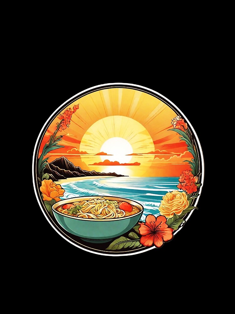 Tasty Ramen in Hawaii at Sunset by NautiChic T-Shirts, Hoodie, Sweatshirt | BlankRebels.com (Image 2)