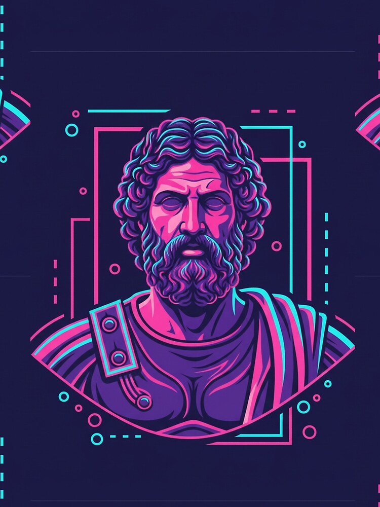 Vaporwave Apollo Bust – Neon Purple Greek God Statue by PunchDrop T-Shirts, Hoodie, Sweatshirt | BlankRebels.com (Image 2)