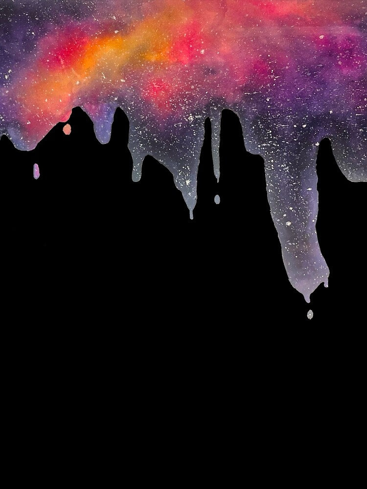 Watercolor Melting Galaxy by Dstack404 T-Shirts, Hoodie, Sweatshirt | BlankRebels.com (Image 2)