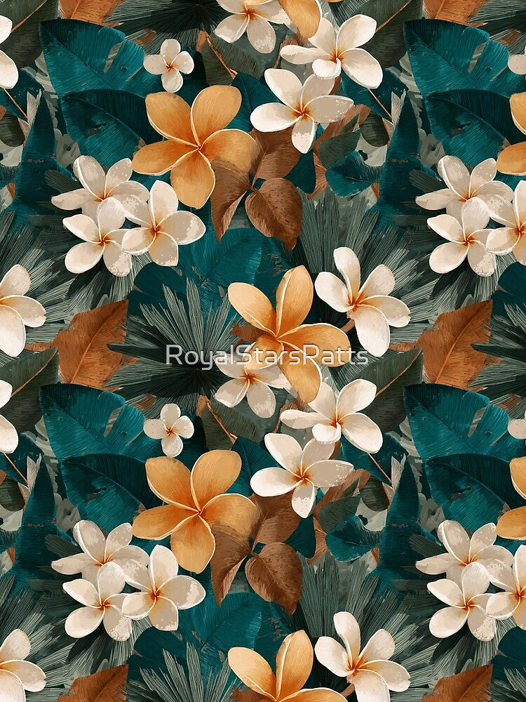 Bold Tropical Flower  - Birth Flower Pattern  - Birthday Gifts For Him by RoyalStarsPatts T-Shirts, Hoodie,... (Image 2)