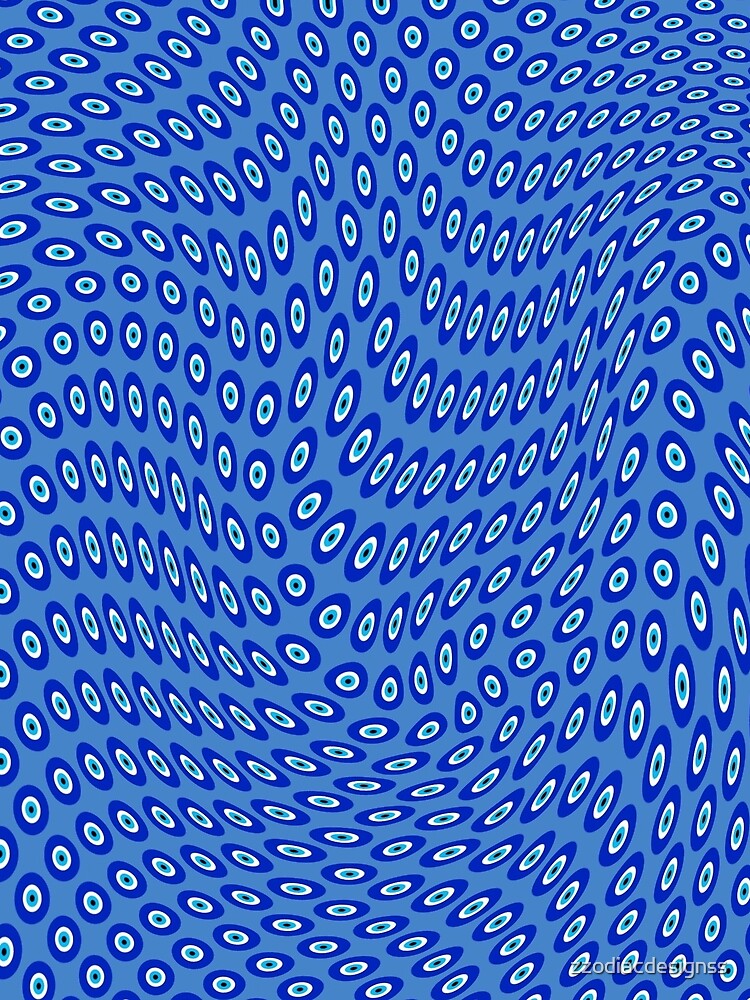 Wavy Evil Eye Pattern by zzodiacdesignss T-Shirts, Hoodie, Sweatshirt | BlankRebels.com (Image 2)