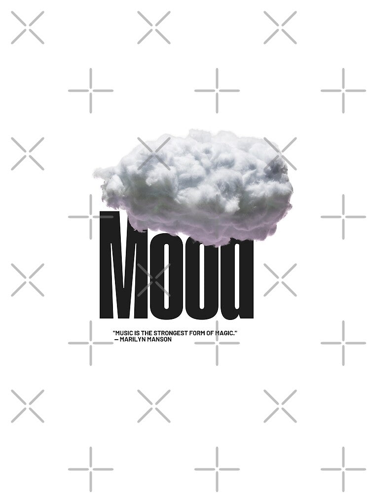 Mood Quote Aesthetic Modern Typography Design Print by QuantumDotIndia T-Shirts, Hoodie, Sweatshirt (Image 2)
