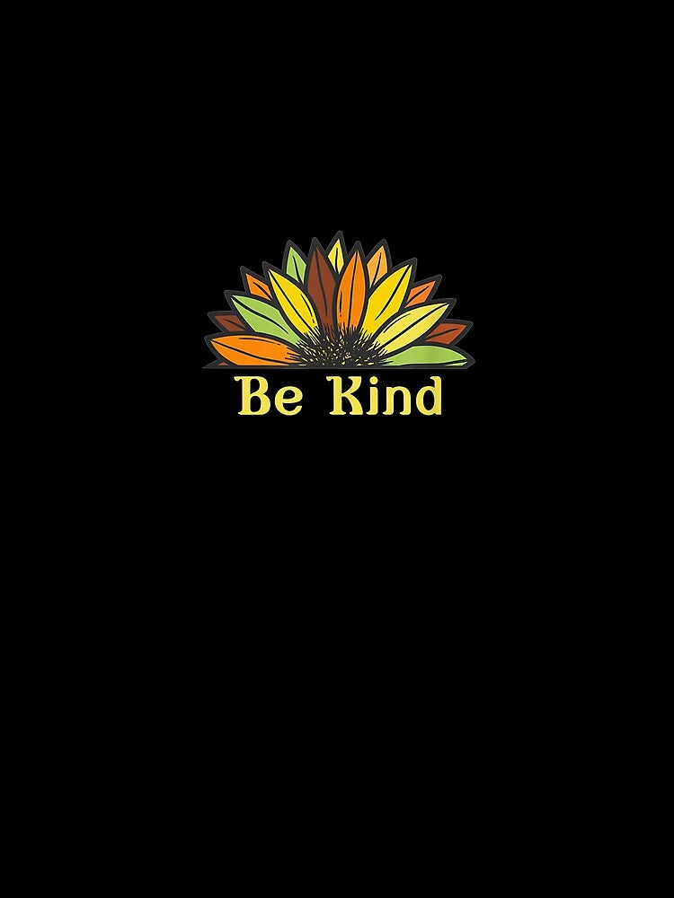 Be Kind Retro Sunflower by manidala