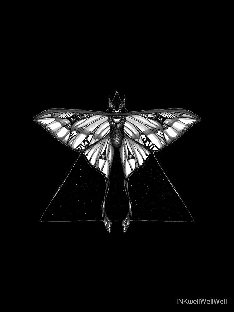 Lunar Moth Dark V T-Shirts, Hoodie, Sweatshirt