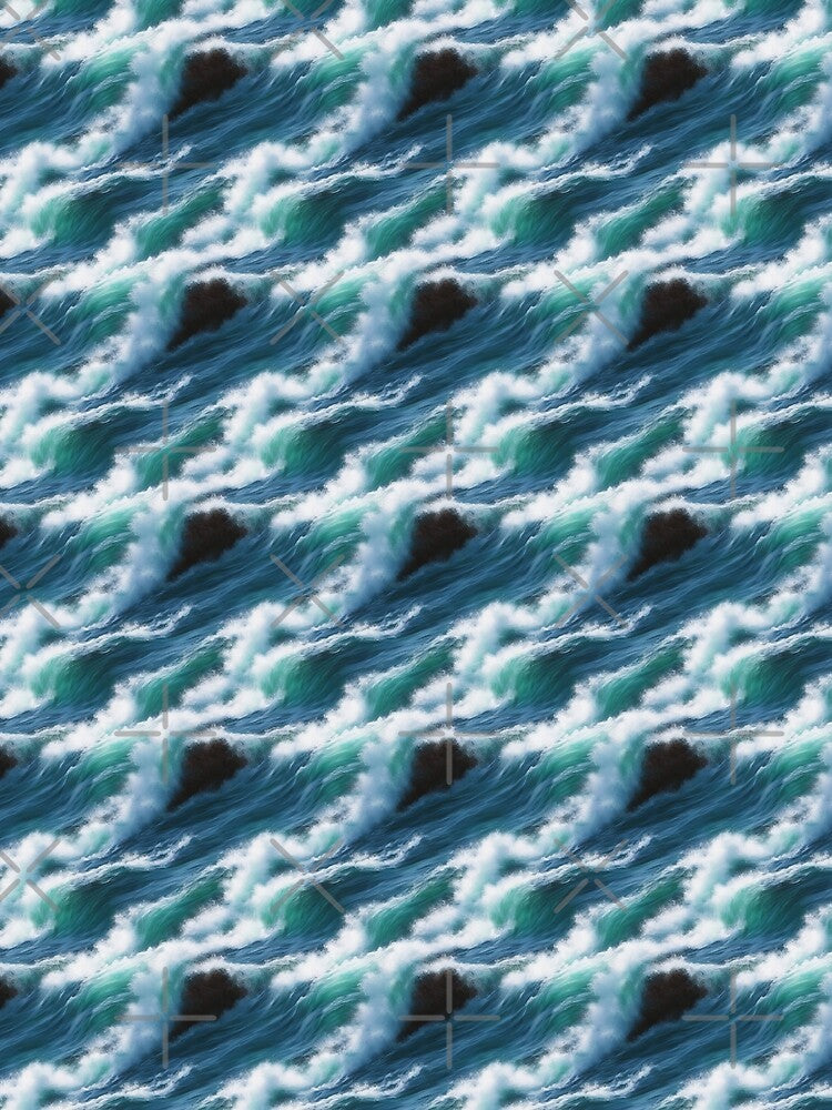 Seamless ocean background 30 by hendrikspix T-Shirts, Hoodie, Sweatshirt | BlankRebels.com (Image 2)