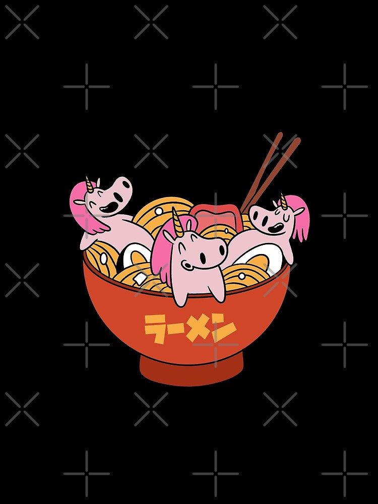 Unicorns In Ramen Bowl Eating Ramen by OnepixArt T-Shirts, Hoodie, Sweatshirt | BlankRebels.com (Image 2)