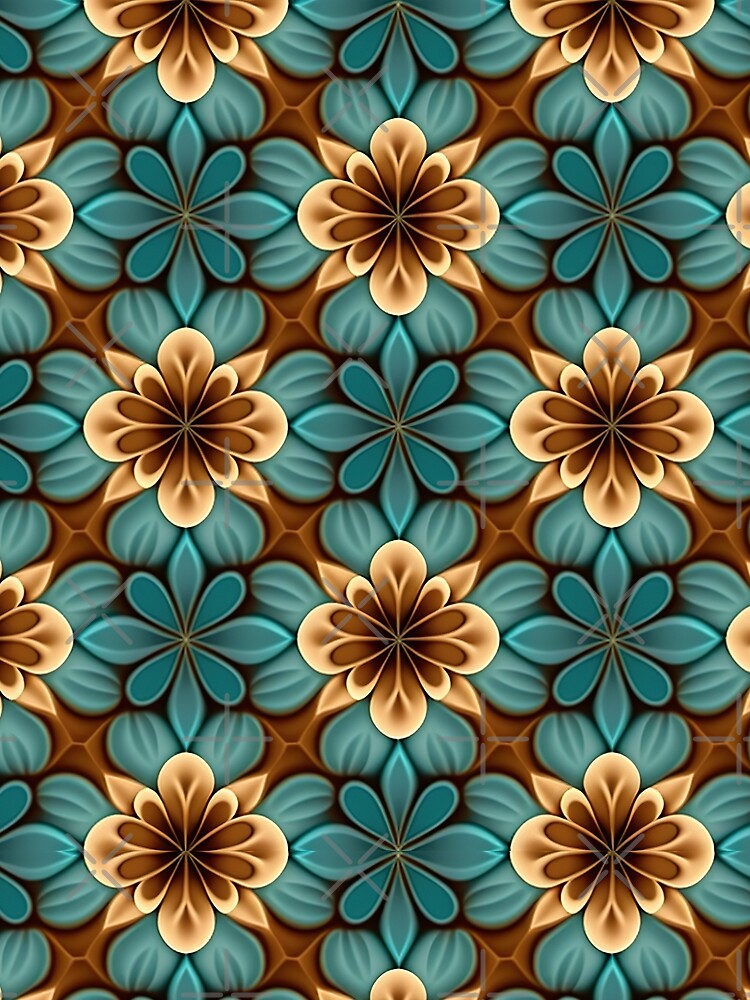 Floral Pattern by Haldor-Hawke T-Shirts, Hoodie, Sweatshirt | BlankRebels.com (Image 2)