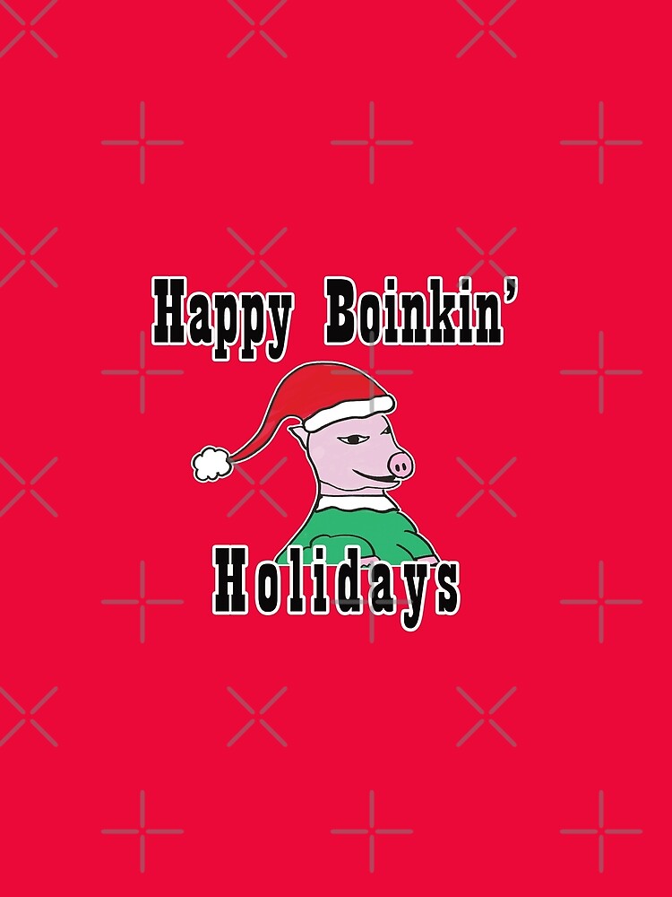Happy Boinkin' Holidays (V2) on Red by BelindaFuller T-Shirts, Hoodie, Sweatshirt | BlankRebels.com (Image 2)