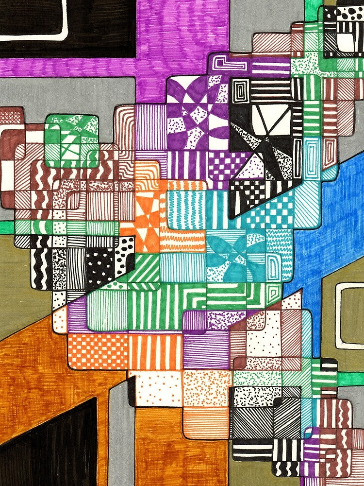 Abstract Cluster Doodle Art by Courtney Wartner T-Shirts, Hoodie, Sweatshirt | BlankRebels.com (Image 2)