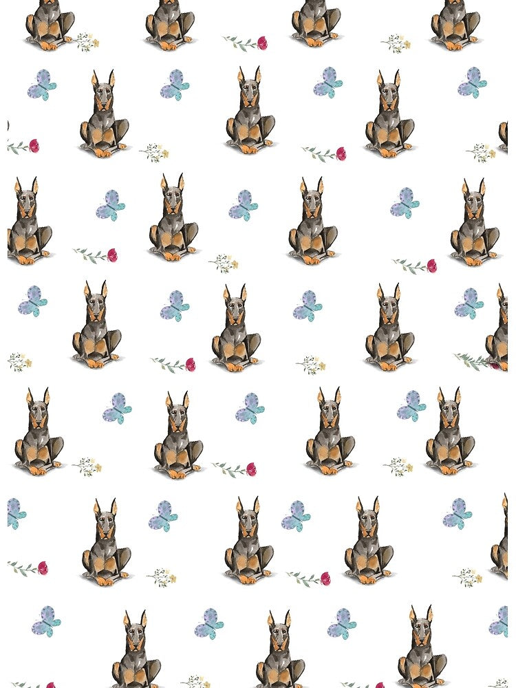 Doberman dog vintage style print by beastieboutique T-Shirts, Hoodie, Sweatshirt | BlankRebels.com (Image 2)