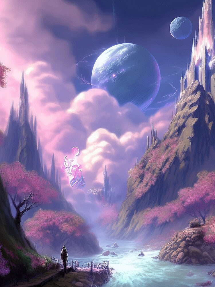 Starfall Canyon - Fantasy Designs by RockitBaby T-Shirts, Hoodie, Sweatshirt | BlankRebels.com (Image 2)