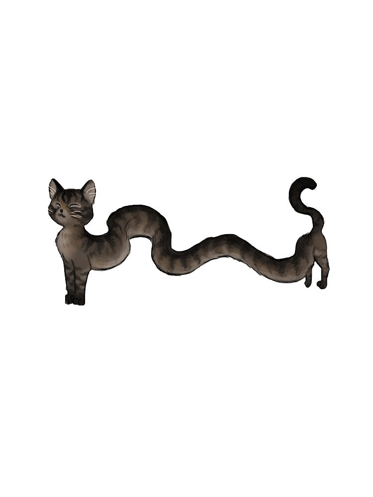 Long funny cat by Shuulhu T-Shirts, Hoodie, Sweatshirt | BlankRebels.com (Image 2)