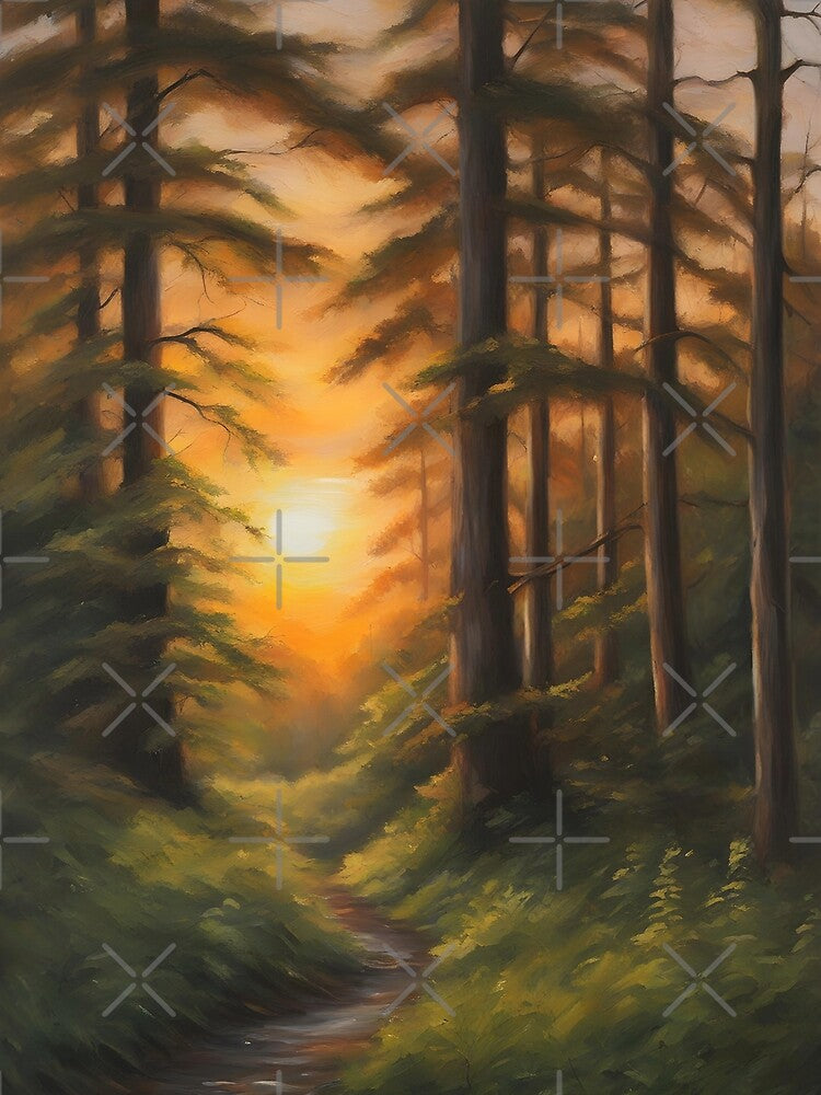 Sunrise in Spring Forest by CalmnessbyChoice T-Shirts, Hoodie, Sweatshirt | BlankRebels.com (Image 2)