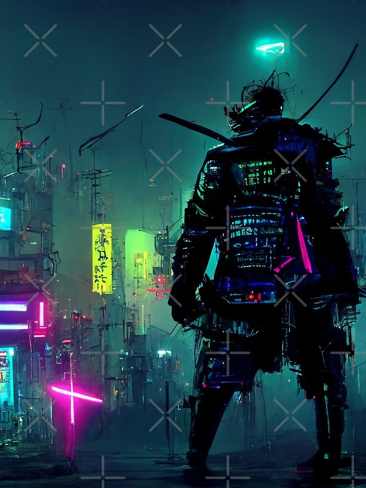 Cyberpunk Samurai Seige by willmmcintosh T-Shirts, Hoodie, Sweatshirt | BlankRebels.com (Image 2)