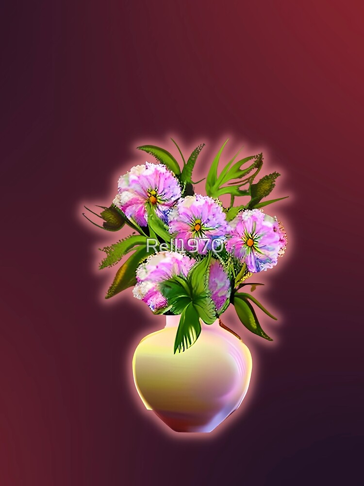 Floral Design With Gradient Background by Rell1970 T-Shirts, Hoodie, Sweatshirt | BlankRebels.com (Image 2)